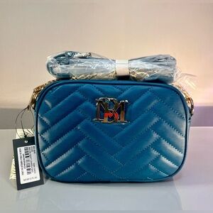 BADGLEY MISCHKA Quilted Camera Bag - DARK GREEN